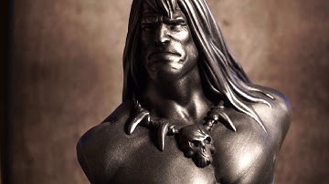 3D printed Conan the Barbarian bust