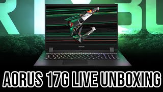 Aorus 17G RTX 3080 Max-Q Live Unboxing!