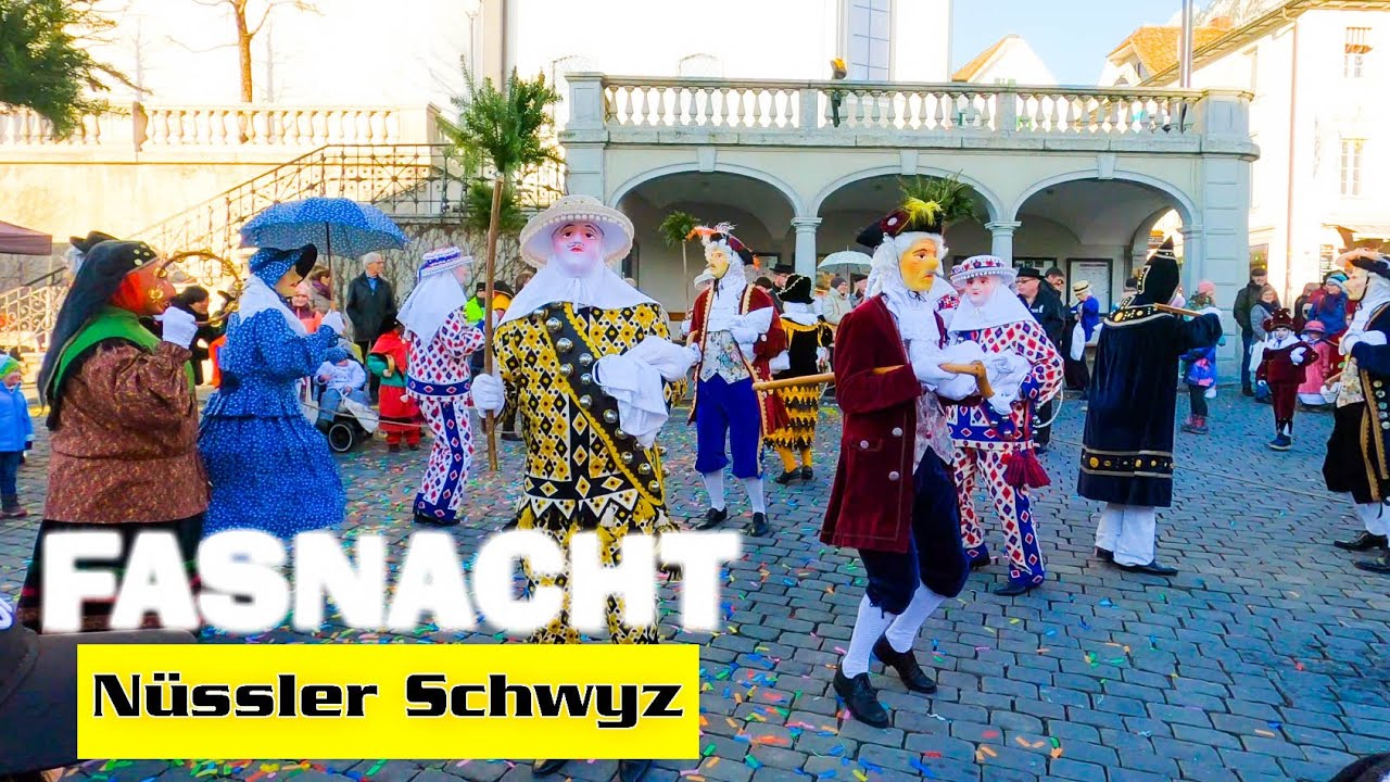 2020 Nüssler Schwyz | Fasnacht | Schweiz | 4K (60 Fps)