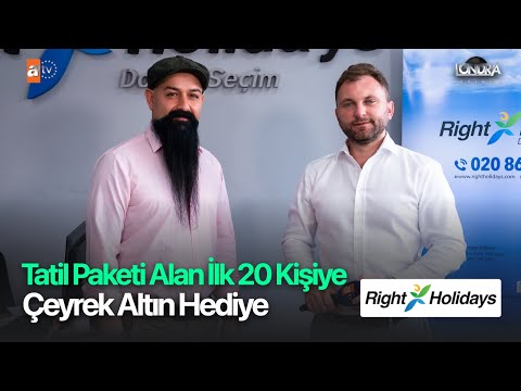 Tatil paketi alan ilk 20 kişiye çeyrek altın hediye…/ Londra Aktüel 286. Bölüm