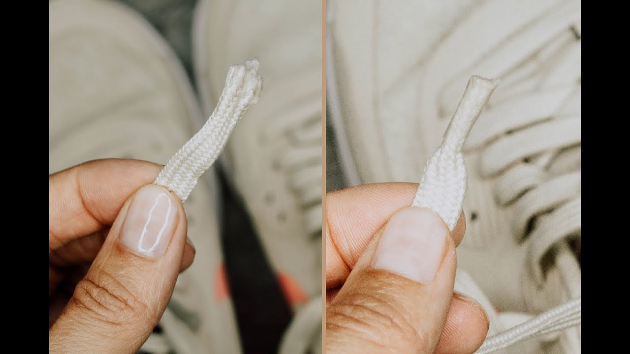 DIY: So schnell ausgefransten / kaputten Schnürsenkel ...