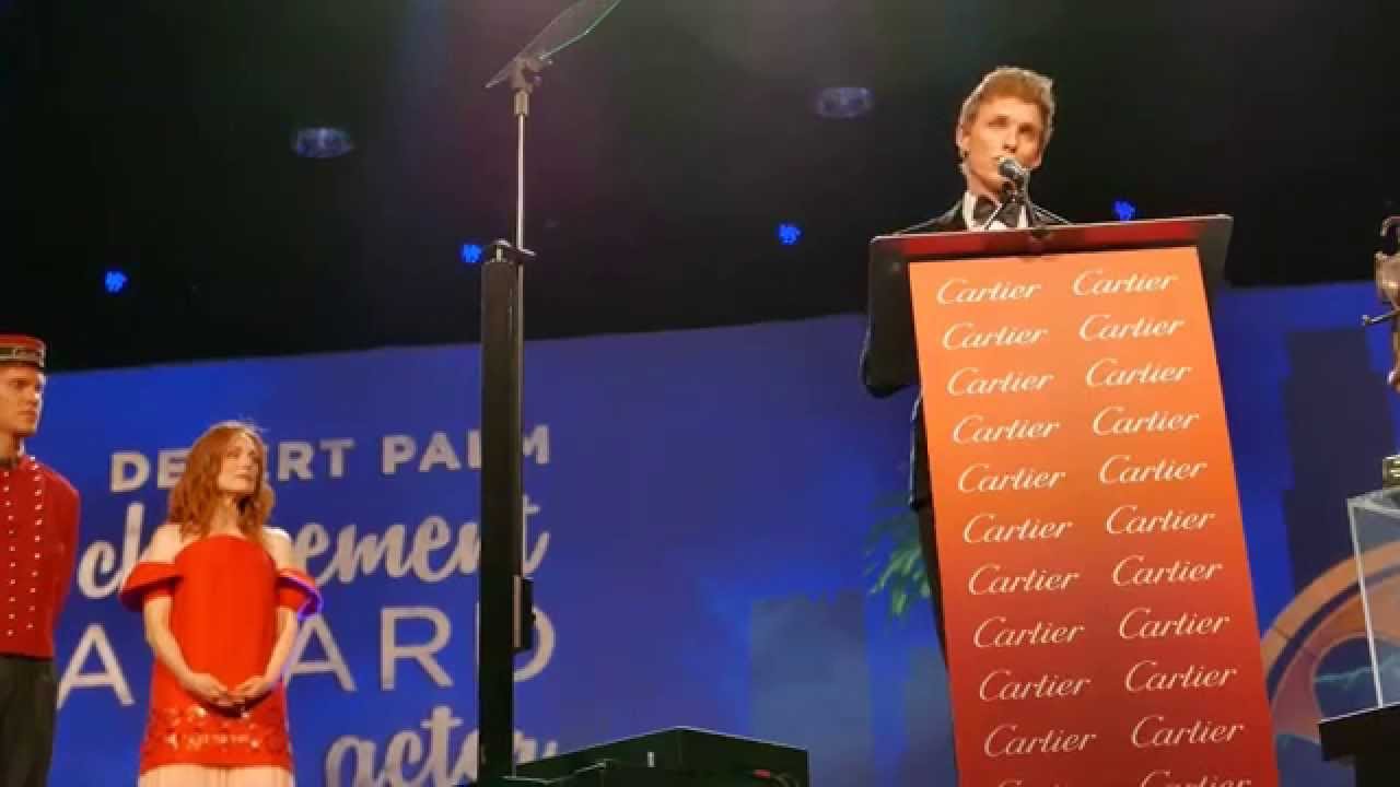Eddie Redmayne - Award Acceptance Speech At Palm Springs Internation Film Festival - January 3, 2015