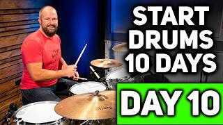 [DAY 10] Absolute Beginner Drummer? Learn 10 Songs In 10 Days