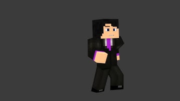 First Walk Cycle | Minecraft Animation