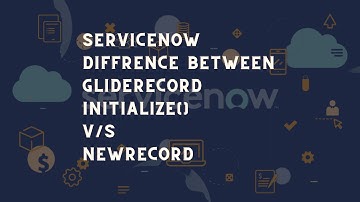 ServiceNow initialize vs newRecord | Servicenow tips and tricks | Sevicenow GlideRecord examples
