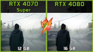RTX 4070 Super vs RTX 4080 - FHD, QHD, UHD 4K