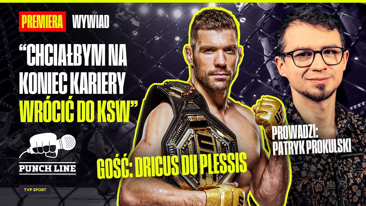 DRICUS DU PLESSIS: JEŚLI CHAMZAT MNIE ZNIEWAŻY, DOPROWADZĘ GO DO ŁEZ | PUNCH LINE