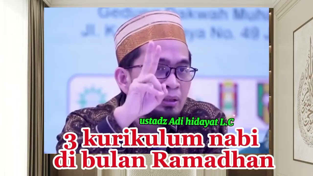 3 kurikulum nabi di bulan ramadhan 