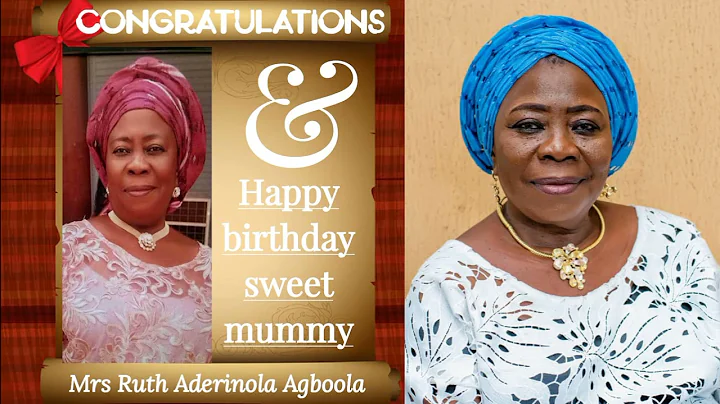 Birthday shout out by ASHAFRIKA for Mrs Ruth Aderi...