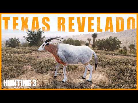 O TEXAS VAI SER INSANO! 😱 TODAS AS ESPÉCIES DE HUNTING SIMULATOR 3