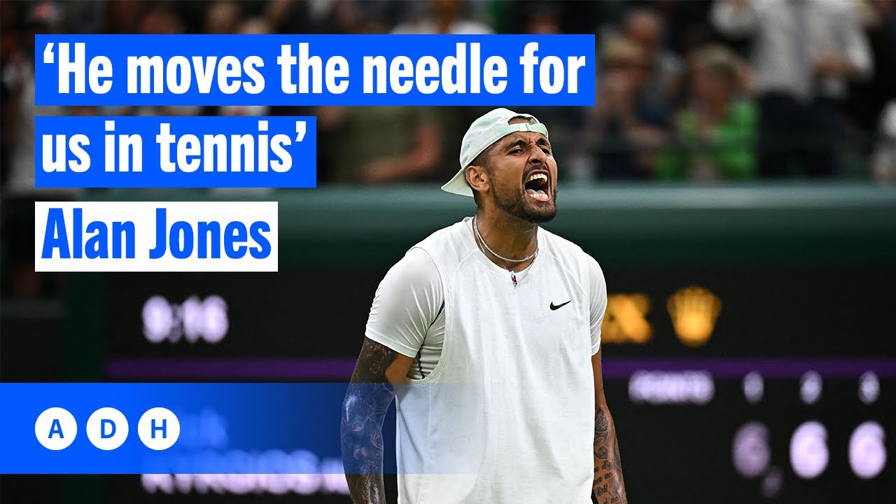 ⁣‘He moves the needle for us in tennis’: Nick Kyrgios at Wimbledon | Alan Jones