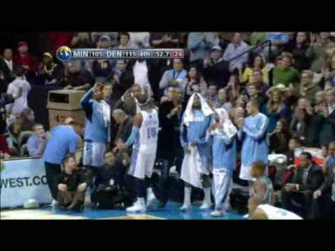 Carmelo Anthony 45pts vs T-Wolves 08/09 *33pts in ...