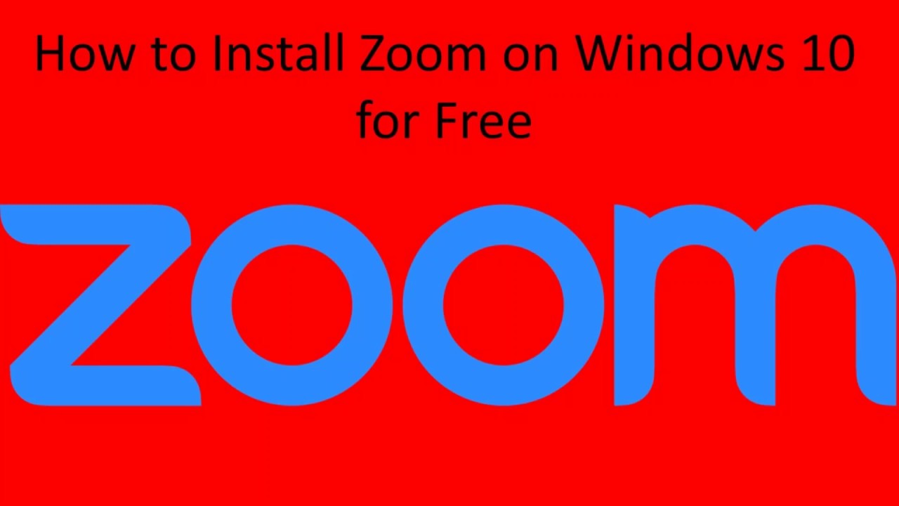 zoom app download for pc free windows 10