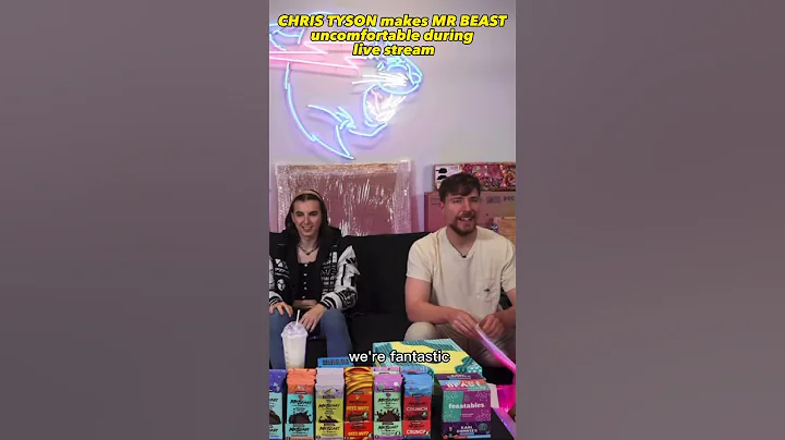 CHRIS TYSON makes MR BEAST uncomfortable during a live stream