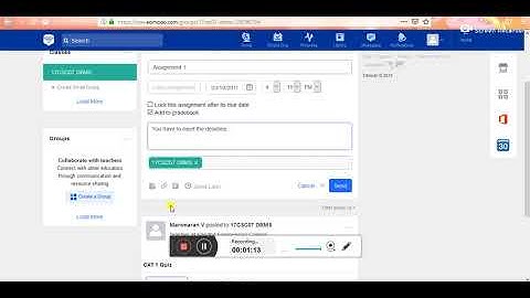 How to add assignment inside Edmodo