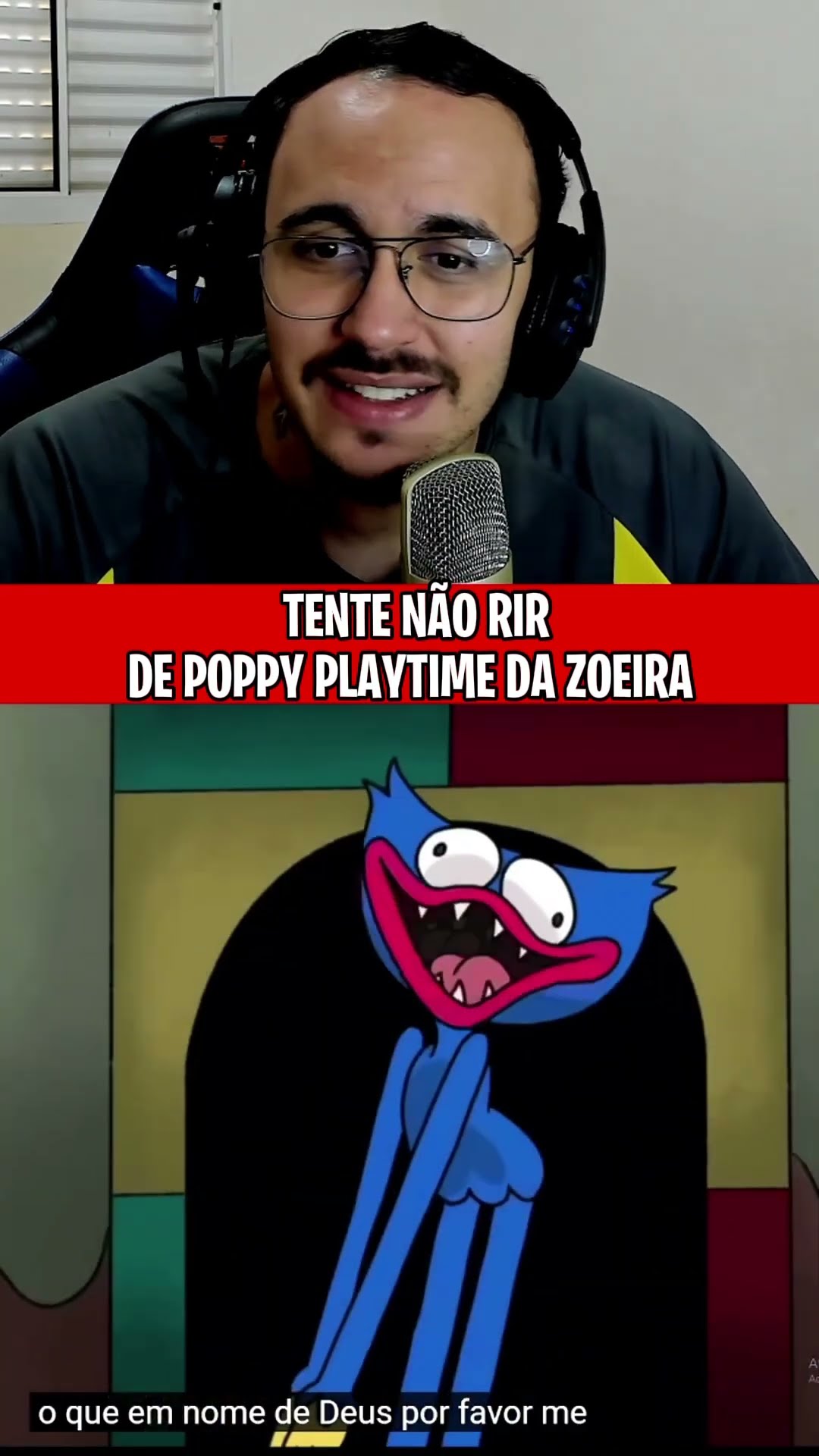 TENTE NÃO RIR DE POPPY PLAYTIME DA ZOEIRA KKK