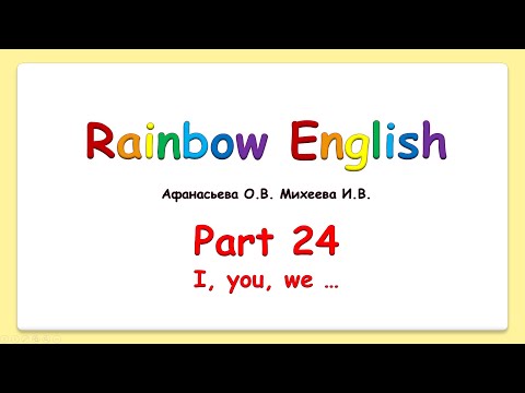 Rainbow English 2 класс. Pronouns. Местоимения.