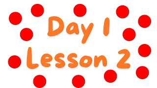 Week 1 Day 1 Numbers 1-10 With Glenn Domans Red Dots Start Your Childs Math Journey