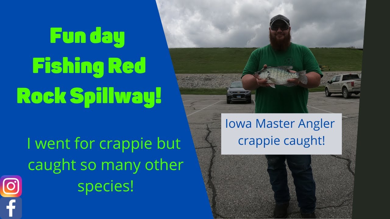 Fun day Fishing Red Rock Spillway! - YouTube