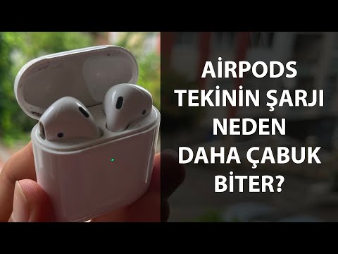 AİRPODS TEKİNİN ŞARJI