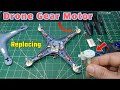 How to Easily Replace Drone Motor Gear yourself | Skymaster pro drone motor replacing
