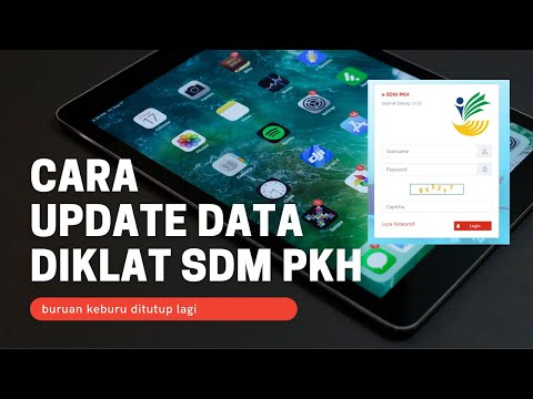 CARA CEPAT UPDATE DATA DIKLAT, BIMTEK, BIMTAP PADA WEB SDM PKH