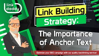 Link Building Strategy - The Importance of Anchor Text