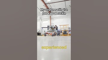 My airplane will give you a good suckin but you have to work for it. #aviation #diy