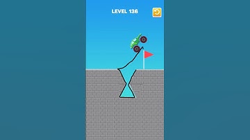 Draw Bridge Puzzle Game Level 136 #shorts