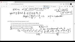 GATE 2018 mathematics complete solution part II