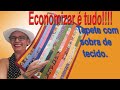 Preço baixo e Economia. Reaproveitamento de Tecido fazendo um lindo tapete.