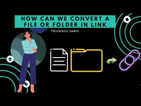 How to convert file/folder into URL link | Easiest Way | Tricksco Janvi