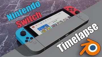 Nintendo Switch | Blender Timelapse