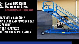 Clyde 15F1900 B1 Maintenance Stand Restoration