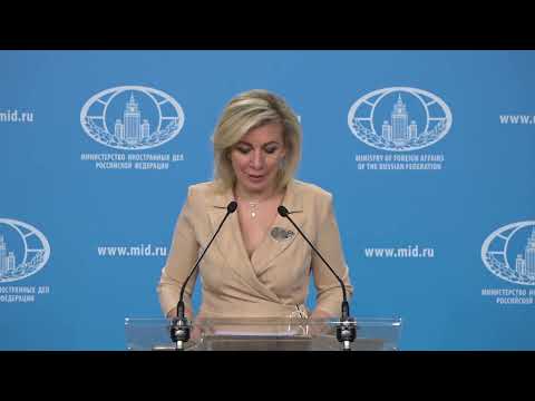 Брифинг М.В.Захаровой, Москва, 25 мая 2022 года
