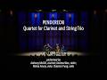 Penderecki: Quartet for Clarinet and String Trio | SummerFest 2025