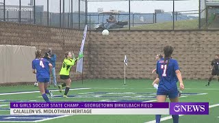 Calallen girls soccer team falls to Midlothian Heritage 6-0 in the 4A State Championship