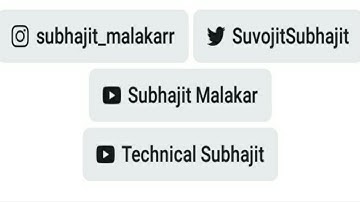 How To Add Social Media Links To Facebook Profile | Add Social Links On Facebook
