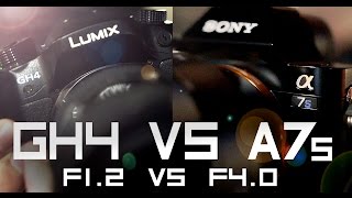 Panasonic Gh4 Speedbooster Vs Sony A7S Low Light Test