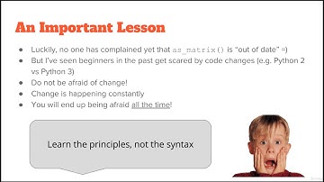 17. Matrix() Function Using Pandas