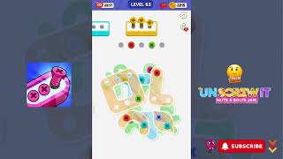 Screw Out: Jam Puzzle - Level 63 - Gameplay walkthrough