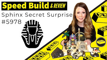 LEGO® Desert Adventurers Set 5978 Sphinx Secret Surprise Speed Build and Review