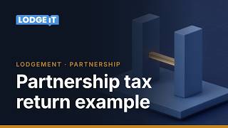 Partnership Tax Return Example