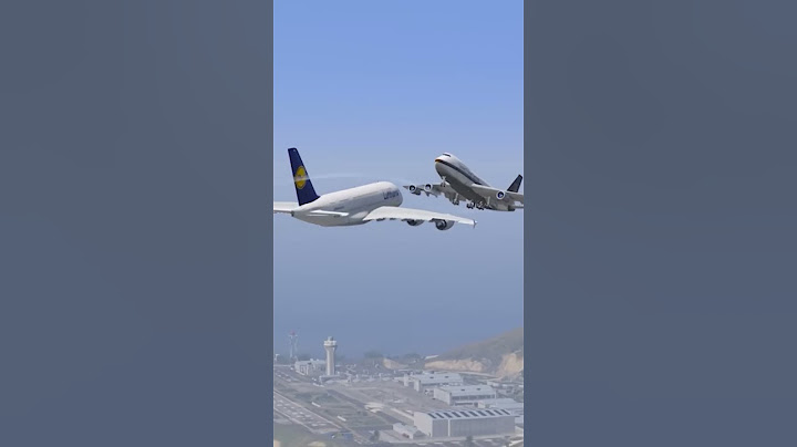 Mid-air Collision Between Two Giant Aeroplane GTA 5 #shorts