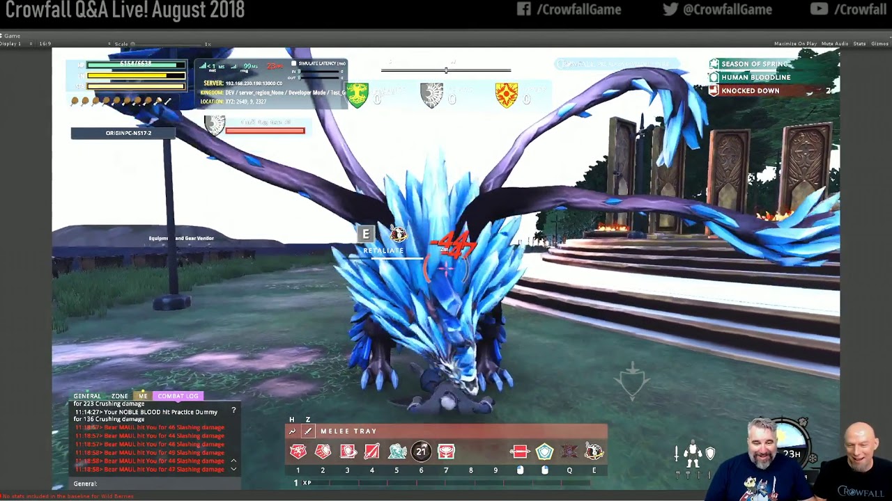 Crowfall - Crowfall Q&A Live for August 2018