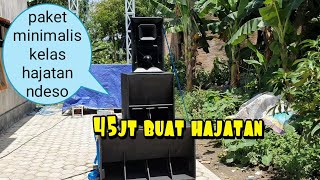 Paket sound 45jt Sound hajatan minimalis //Pesanan Kolix pro dari jombang