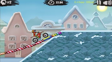 Moto X3M 4 Winter Level 1 And 2 GamePlay HD