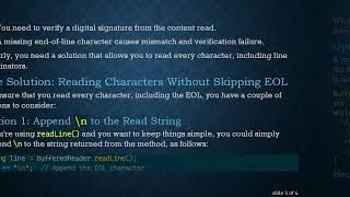 How to Read Lines in Java Without Skipping the End of Line Character Using BufferedReader