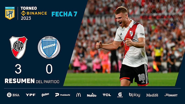 #TorneoBinance 2023 | Fecha 7 | resumen de River - Godoy Cruz