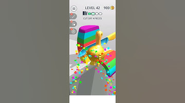 ASMR Slicing Gameplay Level 42 #shorts #asmrslicing